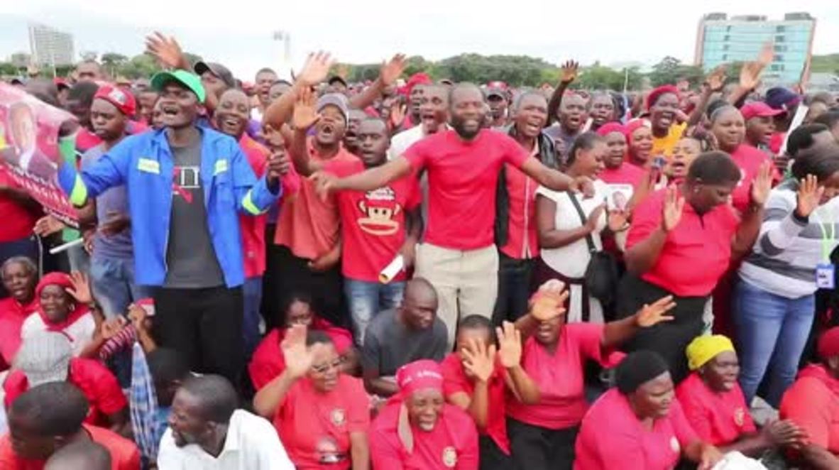 Zimbabwe: Thousands pay tribute to late opposition leader Tsvangirai