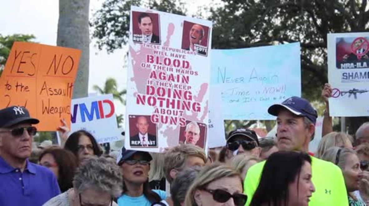 USA: 'Not one more' - students speak out in favour of gun control