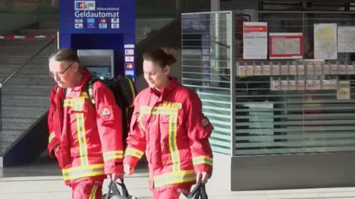Alemania: Estación de tren evacuada por el descubrimiento de un paquete sospechoso