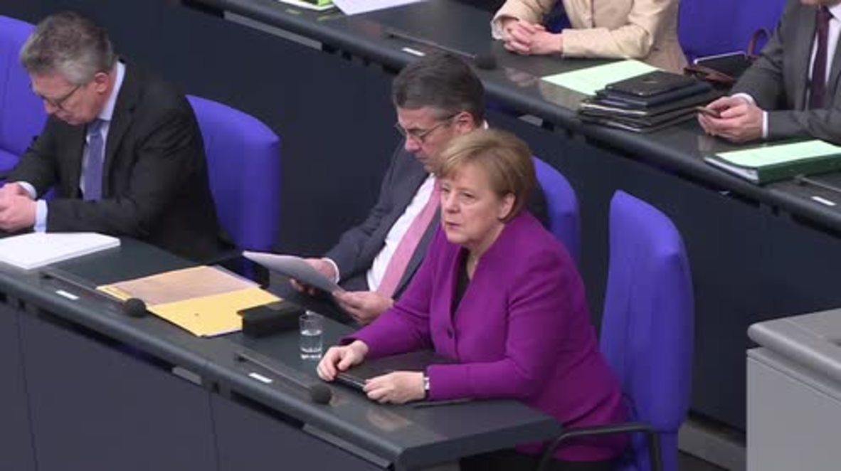 Germany: Merkel calls for an end to Syrian 'massacre'
