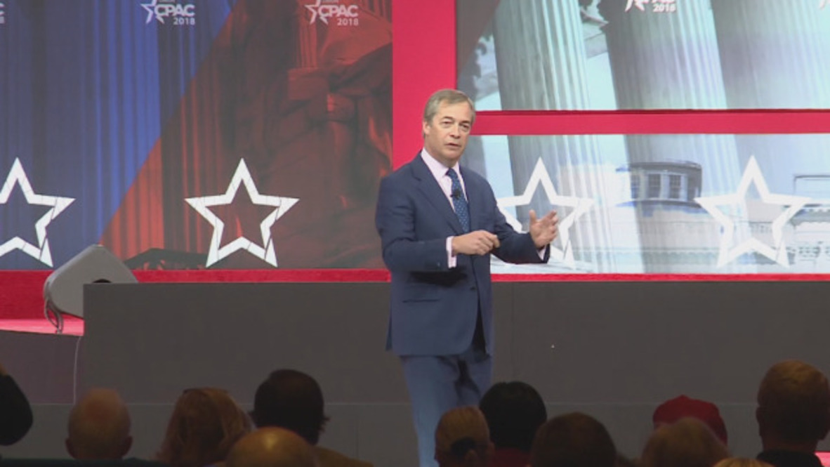 USA: ‘Russia? My only connection is vodka,’ jokes Farage