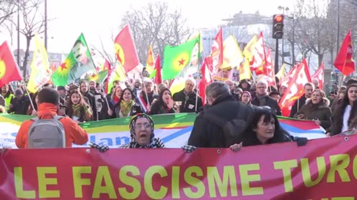 France: ‘Je Suis Efrin’ - Parisians rise against Turkey's 'Olive Branch'