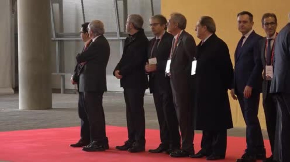España: El rey Felipe VI inaugura el MWC en Barcelona a pesar de las protestas independentistas