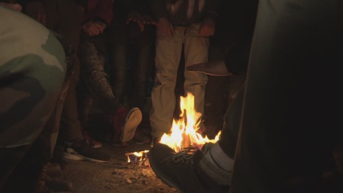 France: Homeless migrants battle harsh winter conditions in Paris