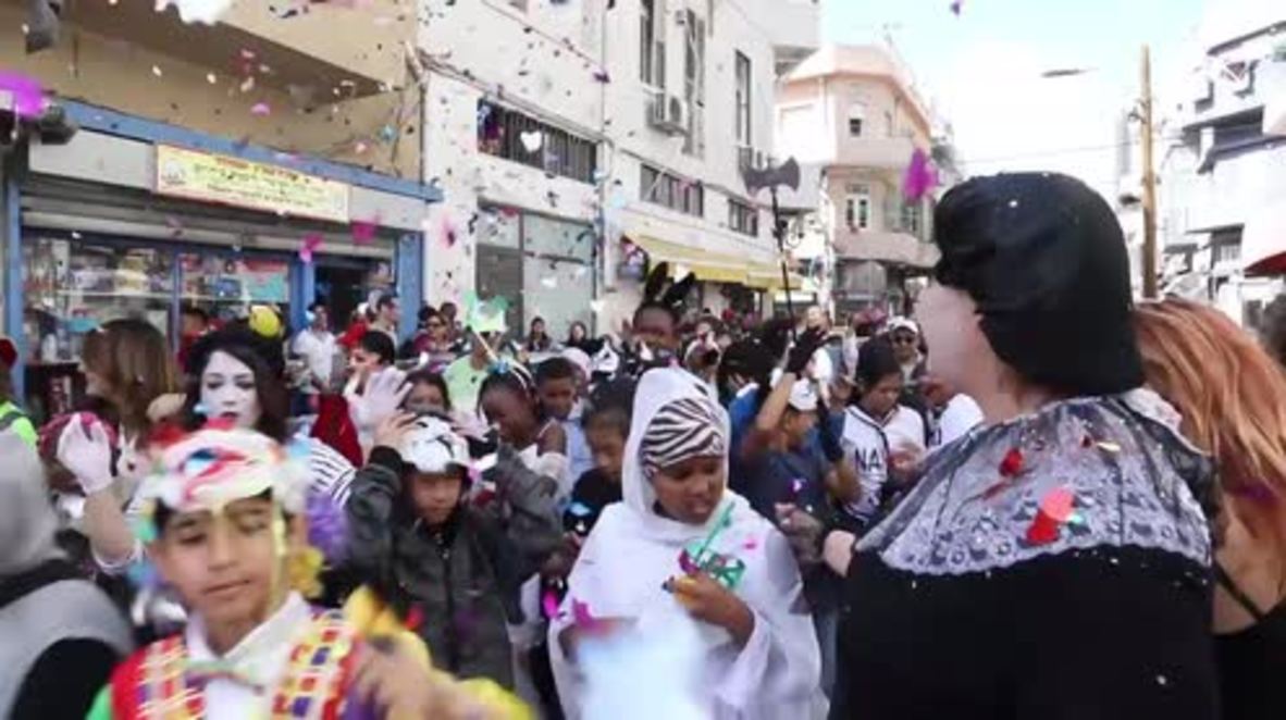 Israel: Escuela celebra el Purim con estudiantes inmigrantes en Tel Aviv