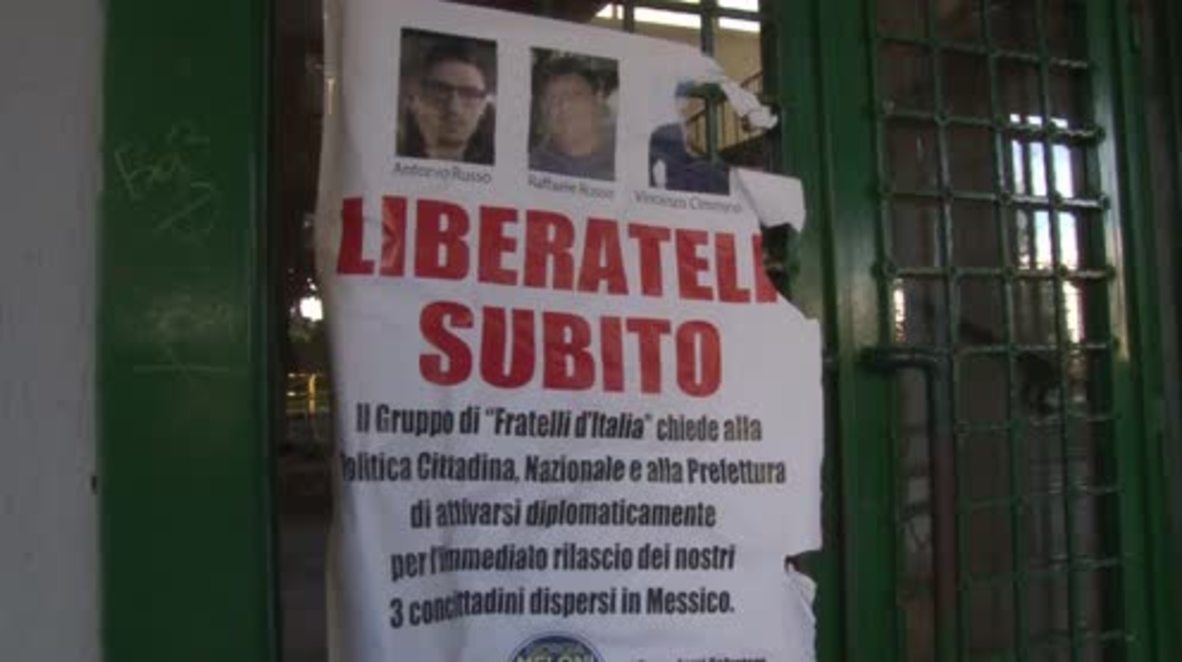 Italy: ‘I'm pleading for help’ - Son of Italian missing in Mexico cries out