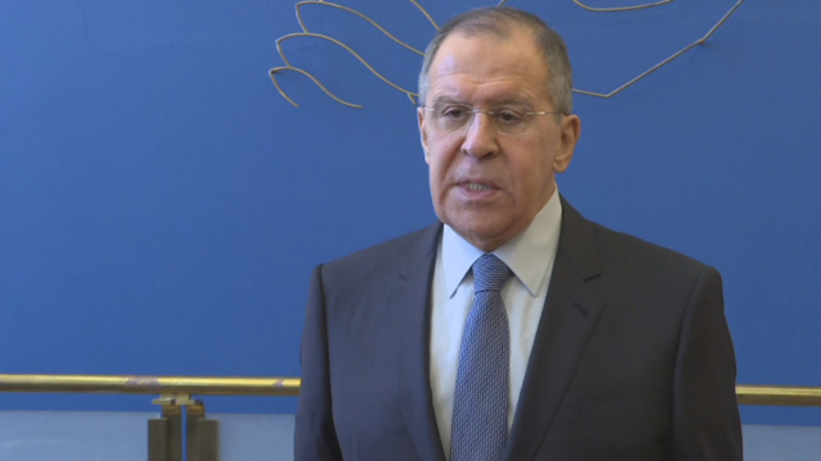 Switzerland: Russia ready to discuss 'all options to save lives' - Lavrov