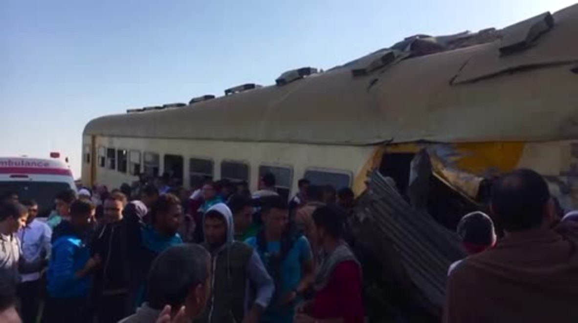 Egypt: At least 15 killed in train collision in Beheira province