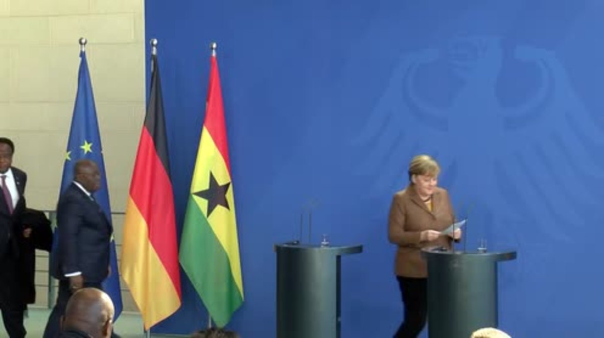 Germany: Merkel discusses bilateral ties with Ghanaian President Dankwa