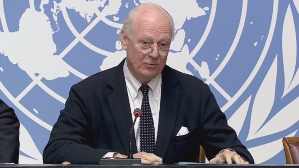 Switzerland: We cannot afford the luxury of giving up - De Mistura on Syrian ceasefire