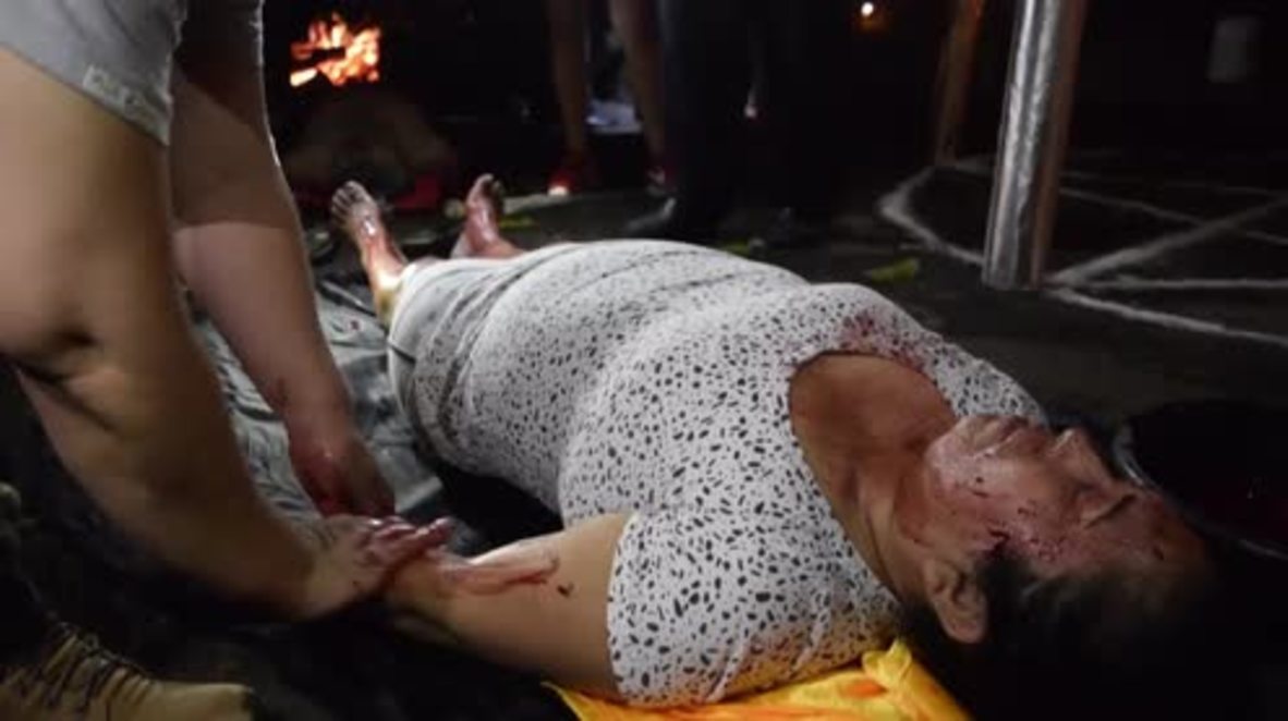 Worshippers summon the Devil in Blood-soaked satanic 'Black Mass' ritual