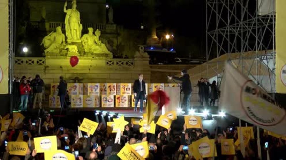 Italy: 'A step away from victory' - M5S leader ahead of election