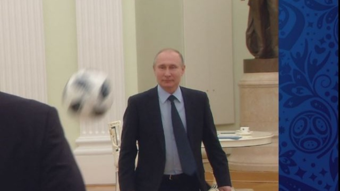 Putin, Infantino, Ronaldo, Maradona play footy 100 days before WC 2018
