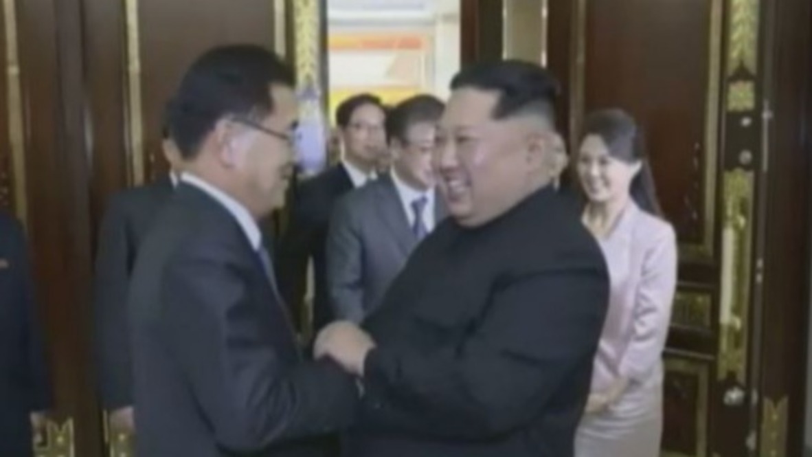 Corea del Norte: Kim Jong-un recibe a la delegación de Corea del Sur