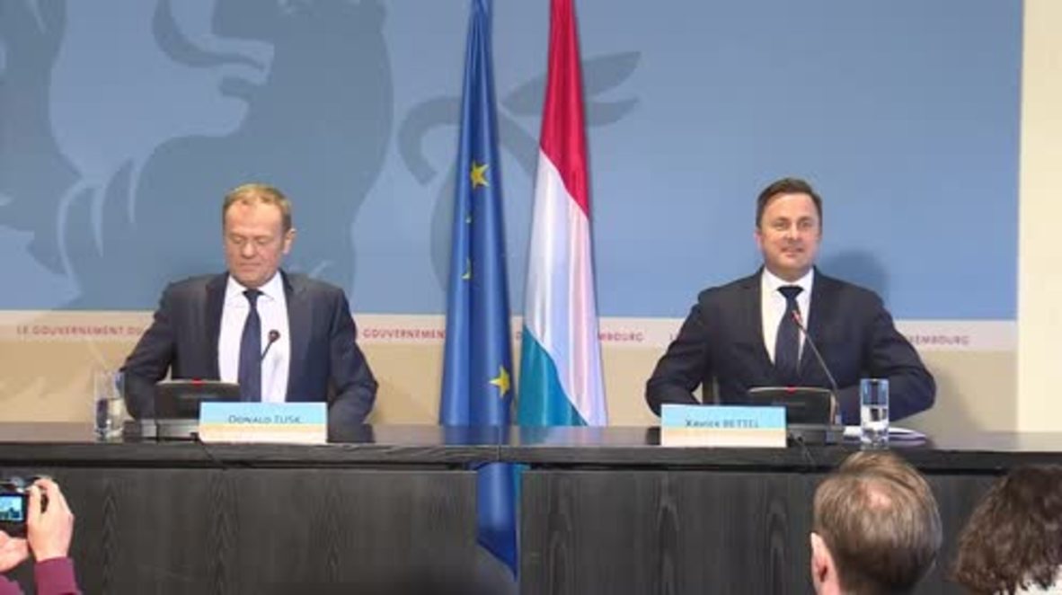Luxemburgo: La UE no quiere construir un muro con el Reino Unido - Tusk