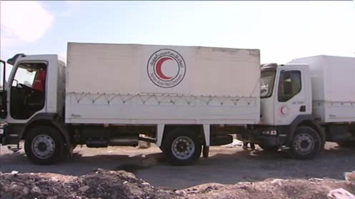 Syria: Aid convoy stuck at checkpoint near Eastern Ghouta