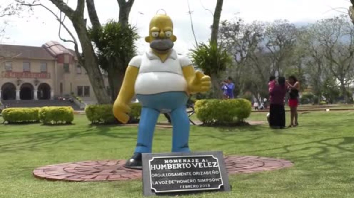 D'OH! Costly Homer Simpson statue divides opinion in Mexico