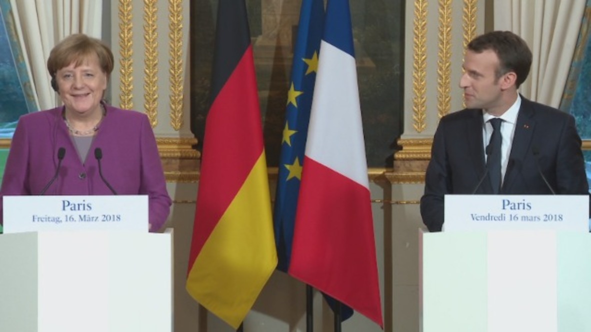 France: Merkel and Macron point finger at Russia over Skripal