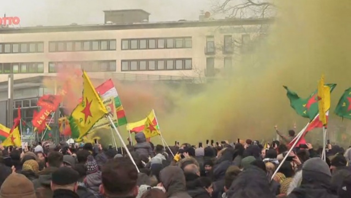 Germany: Thousands march in Hannover against Afrin offensive on Kurdish New Year