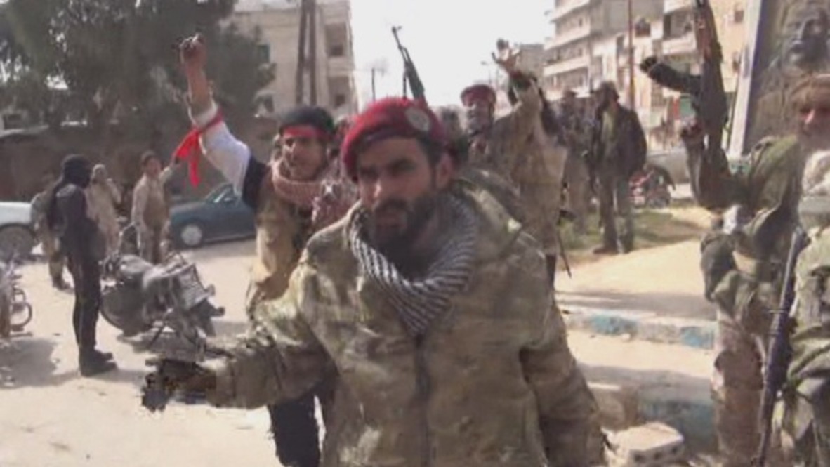 Syria: Turkish-backed FSA forces celebrate victory over Afrin