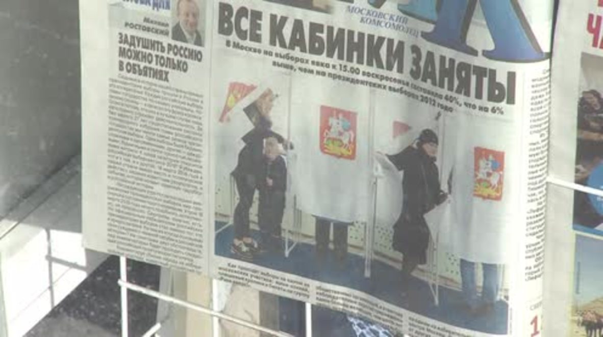 Russia: Muscovites react to pres. election results