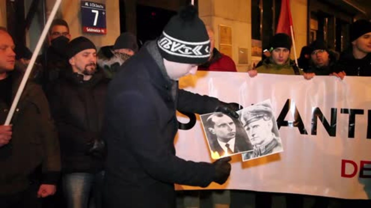 Poland: Polish nationalists rally against Ukraine in Warsaw