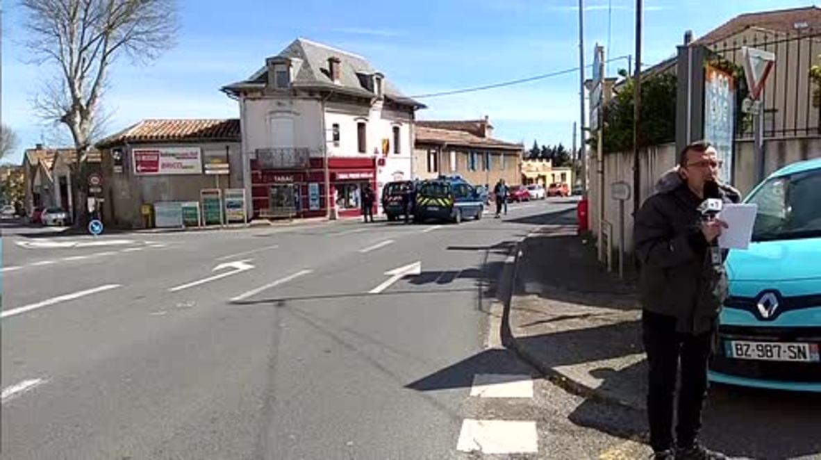 Francia: La policía corta las calles de Trebes tras un secuestro con rehenes en un supermercado
