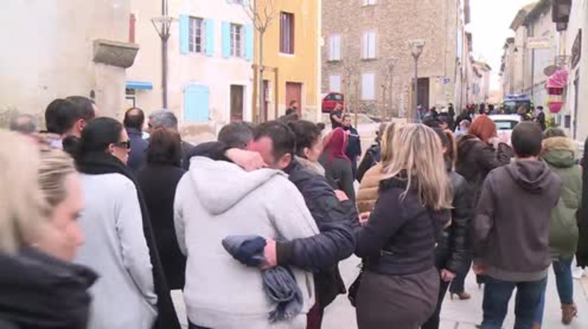 France: Church of Trebes holds service for victims of Trebes terror attack