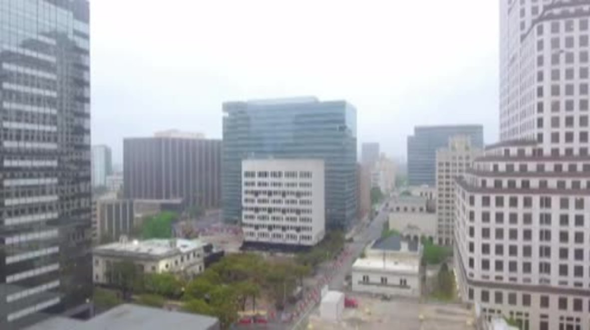 USA: Former university building demolished by HUGE implosion in Austin