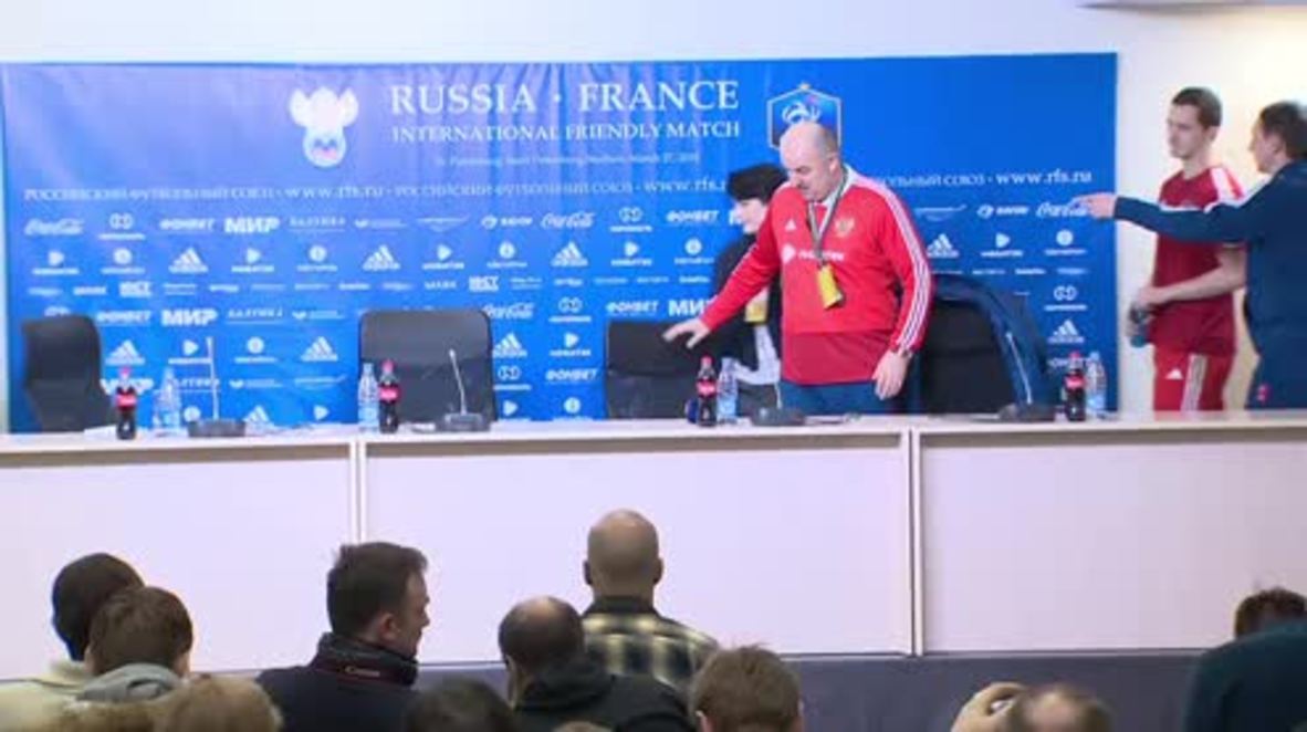 Russia: Russia gear up for France with open training in St. Petersburg