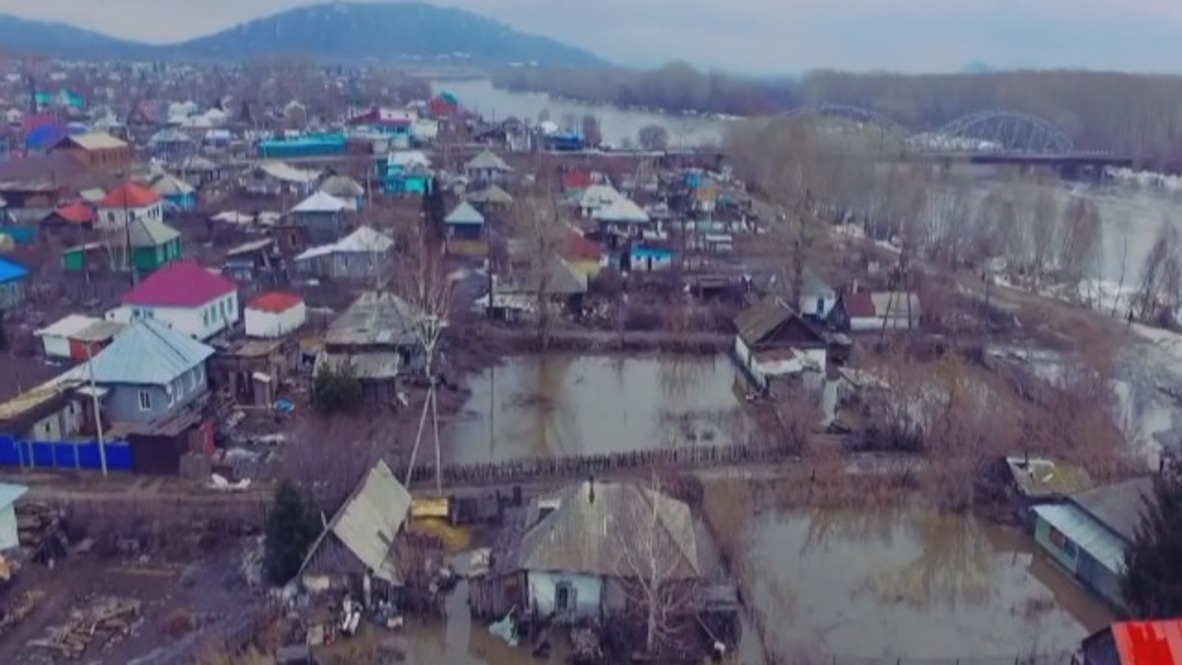Kazajistán: Cientos de personas evacuadas por las inundaciones provocadas por el desbordamiento del río Uba