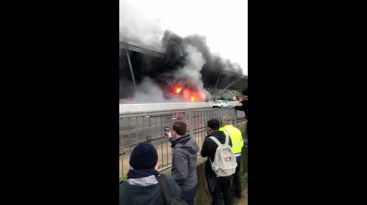 UK: London's Stansted Airport partially evacuated due to fire