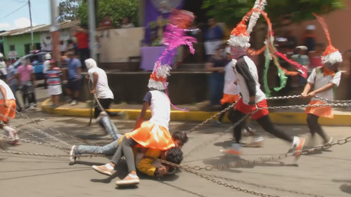 Nicaragua: Decenas de personas participan en la reconstrucción de escenas bíblicas