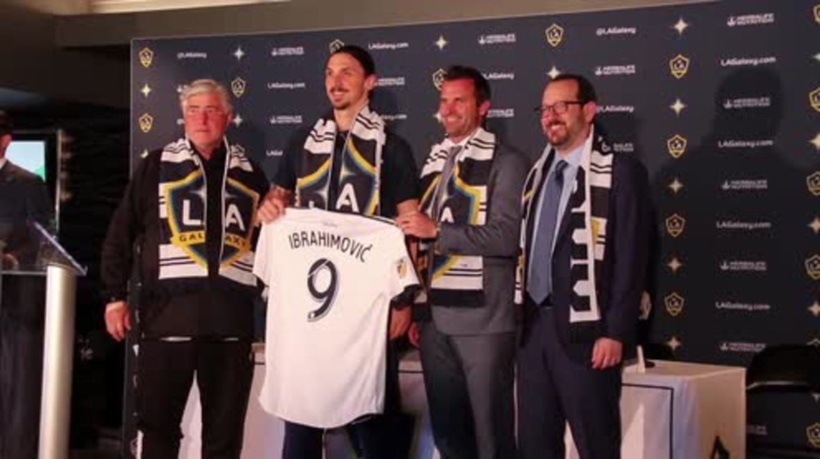 USA: Zlatan presented as new LA Galaxy player