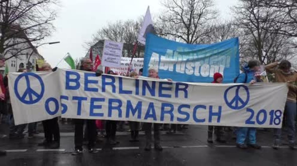 Germany: Berlin Easter March calls for world peace