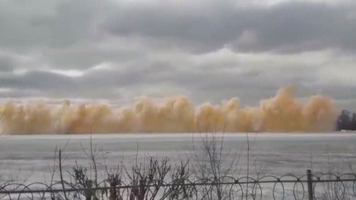 Having a Blast! Kazakh authorities use TNT to break river ice … and windows