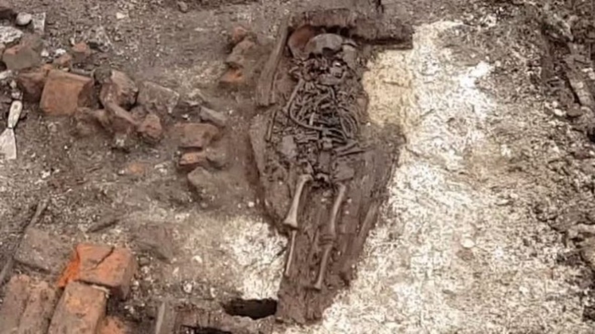 Grim discovery as 18th century Church and 30 graves excavated in Tula