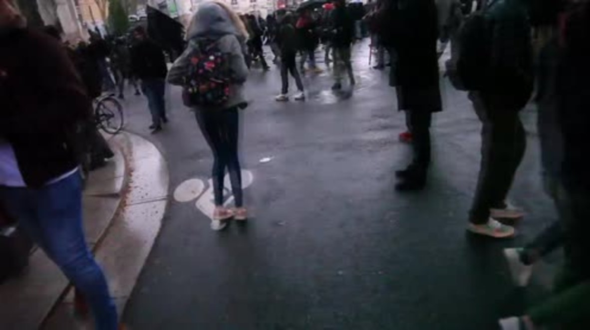 Francia: La policía lanza gas lacrimógeno para dispersar a los miles de manifestantes en contra del desalojo de los ocupantes de ZAD