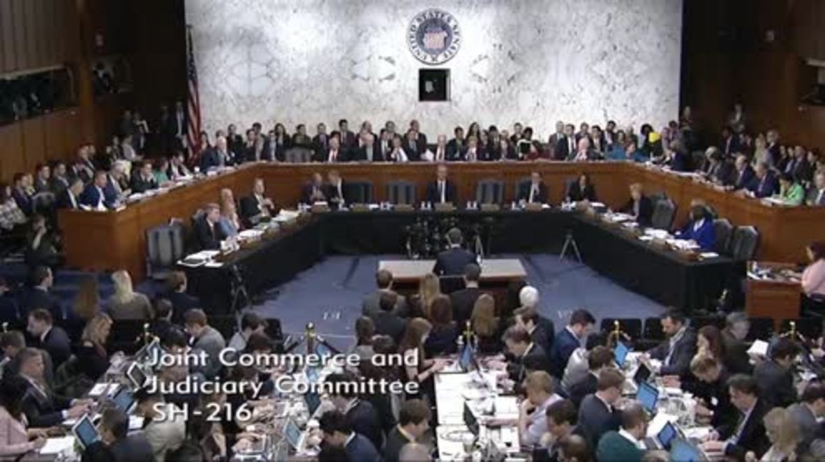 USA: Facebook's Zuckerberg testifies to Senate over data scandal