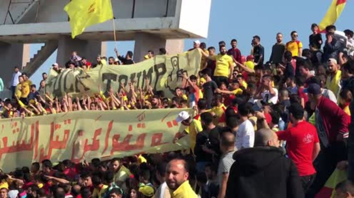 ‘F*ck Trump!’ – Syrian footy fans go in on the Donald over military threats