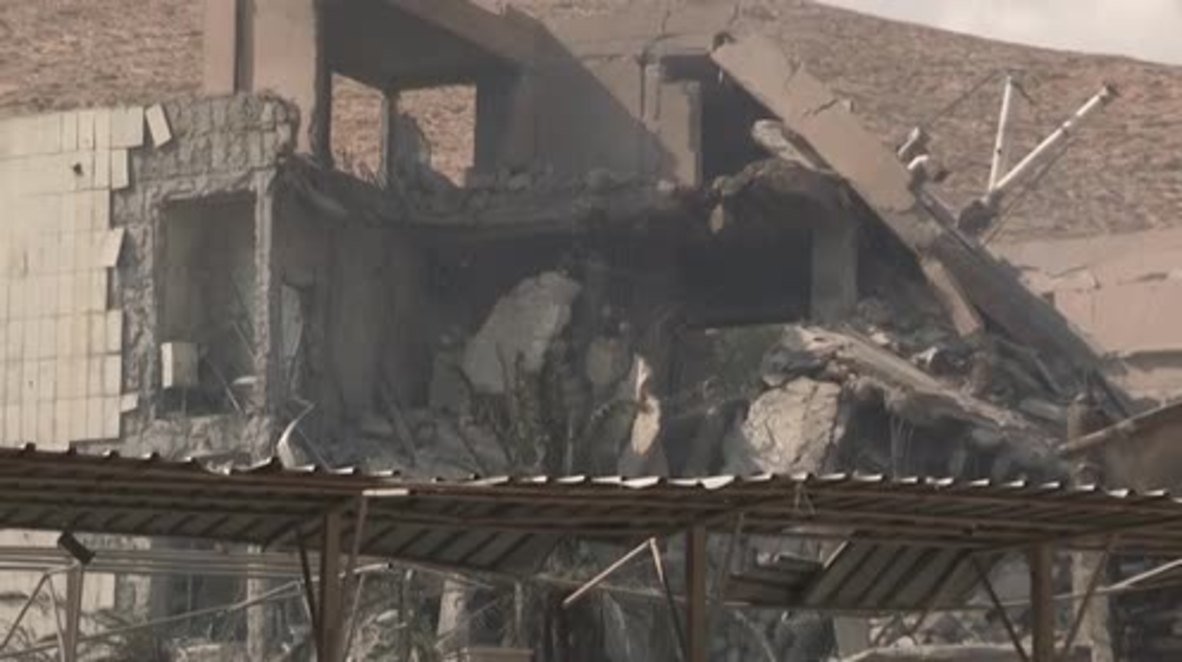 Syria: US-led airstrike destroys research centre in Barzeh - authorities *EXCLUSIVE*