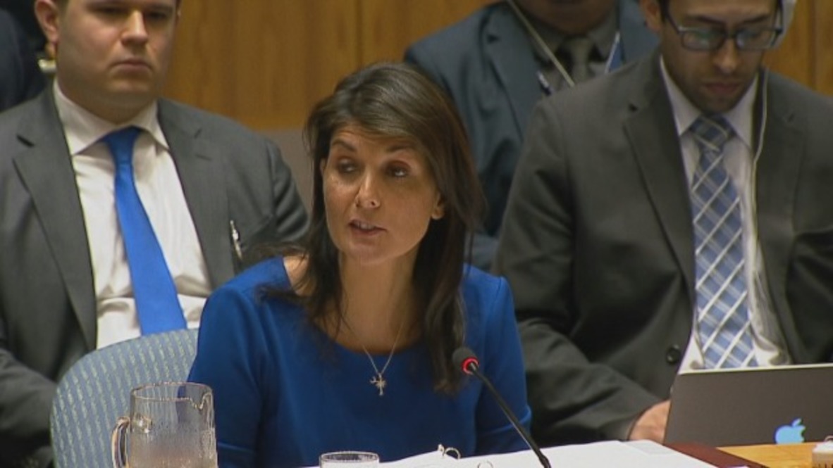 UN: US 'locked-and-loaded' after Trump draws red line on Syria - Haley