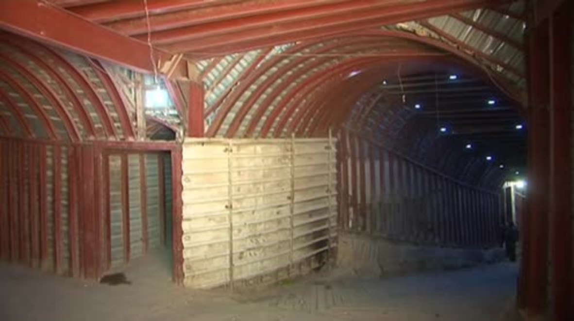 Syria: Syrian army uncover massive rebel tunnel network in Douma