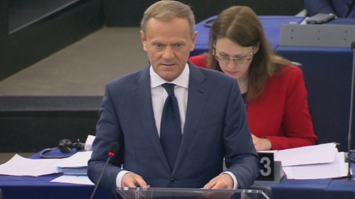 France: Tusk warns Iran and Russia against 'playing games' in Syria