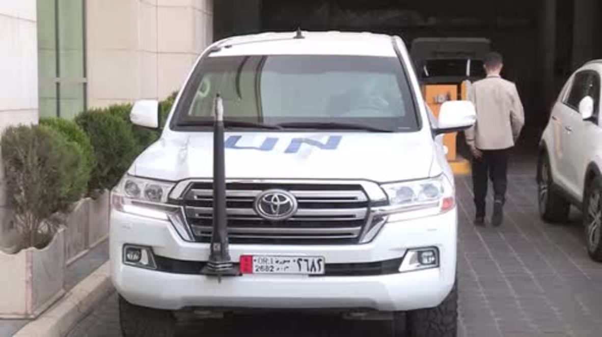 Siria: Vehículo de la ONU localizado fuera del hotel de Damasco de los expertos de la OPCW