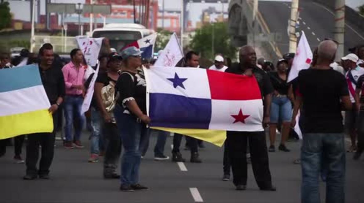 Panamá: Manifestación contra el ritmo lento de construcción de infraestructura vital