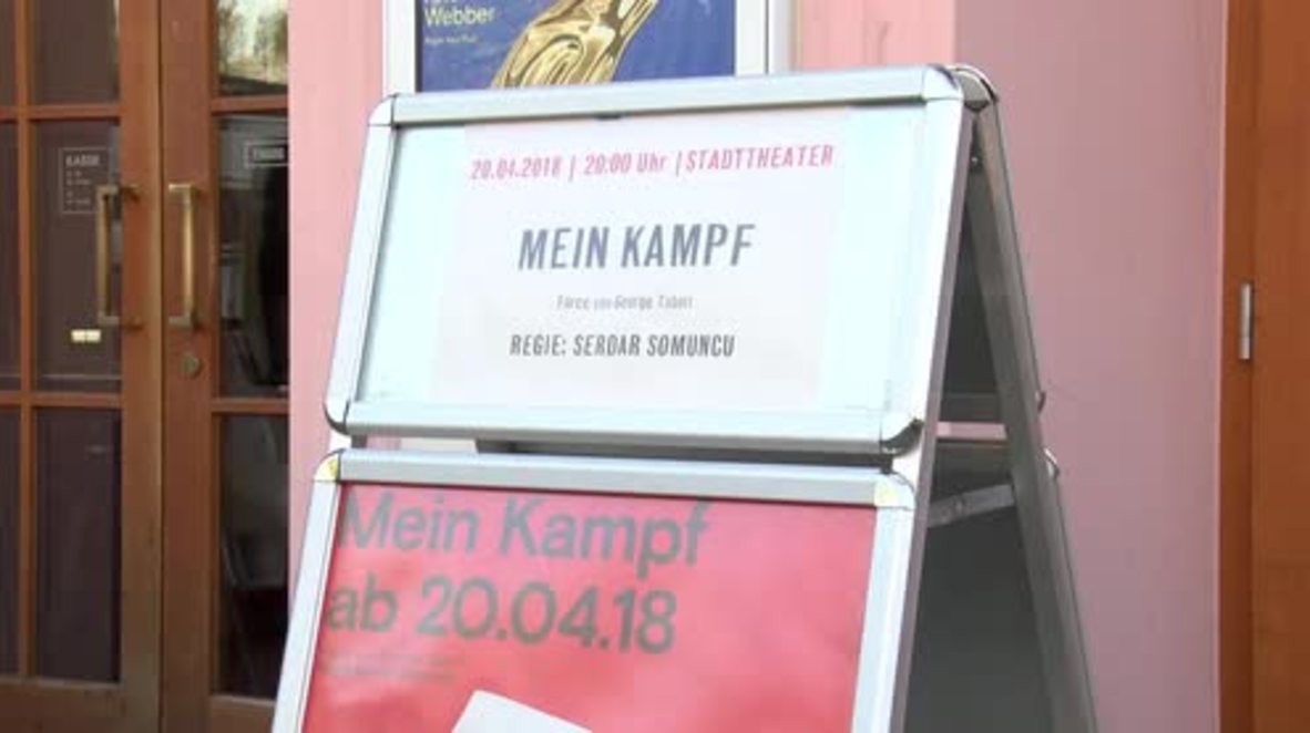 Germany: Theatre premiers 'Mein Kampf' play on Hitler's birthday