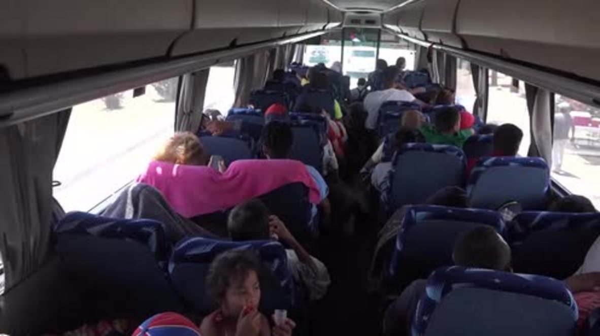 Mexico: Final 150 asylum-seekers arrive at US border in Tijuana