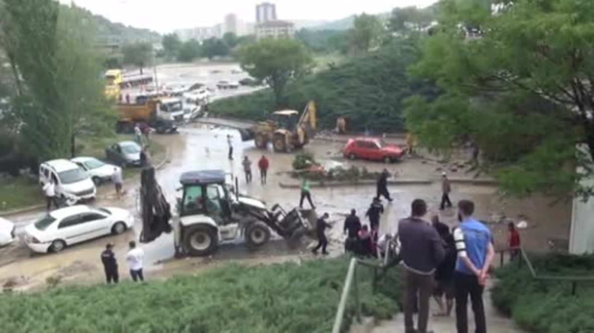 Turquía: 6 heridos tras las inundaciones en Ankara