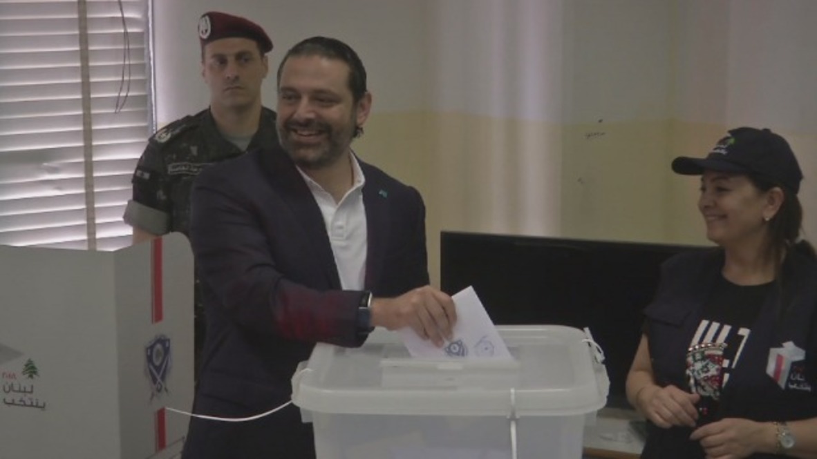 Lebanon: Hariri casts his vote in parliamentary election